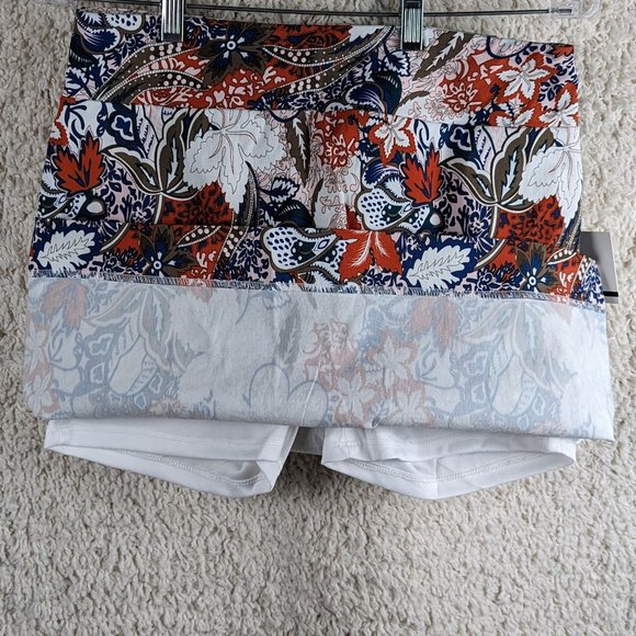 Jules & Leopold* Women's Multicolor High Waist Floral Pull on Skort~‎ Size S/P - Picture 9 of 10